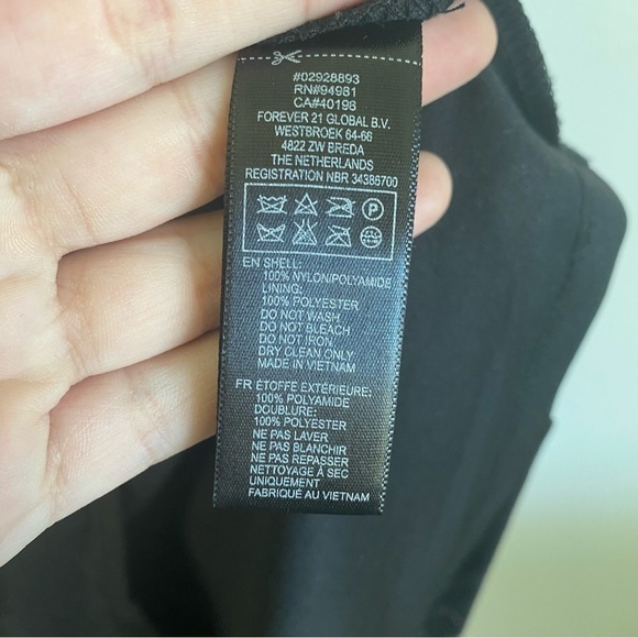 Forever 21 Strapless Lace Mini Mermaid Dress in Black • sz S Small - Picture 7 of 8